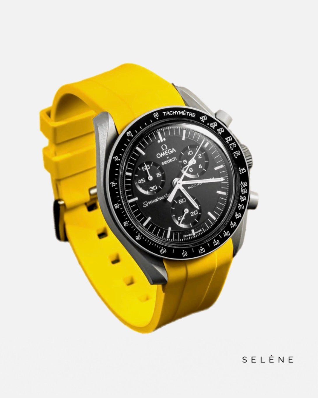 MoonSwatch strap - bracelet Jaune 20 mm