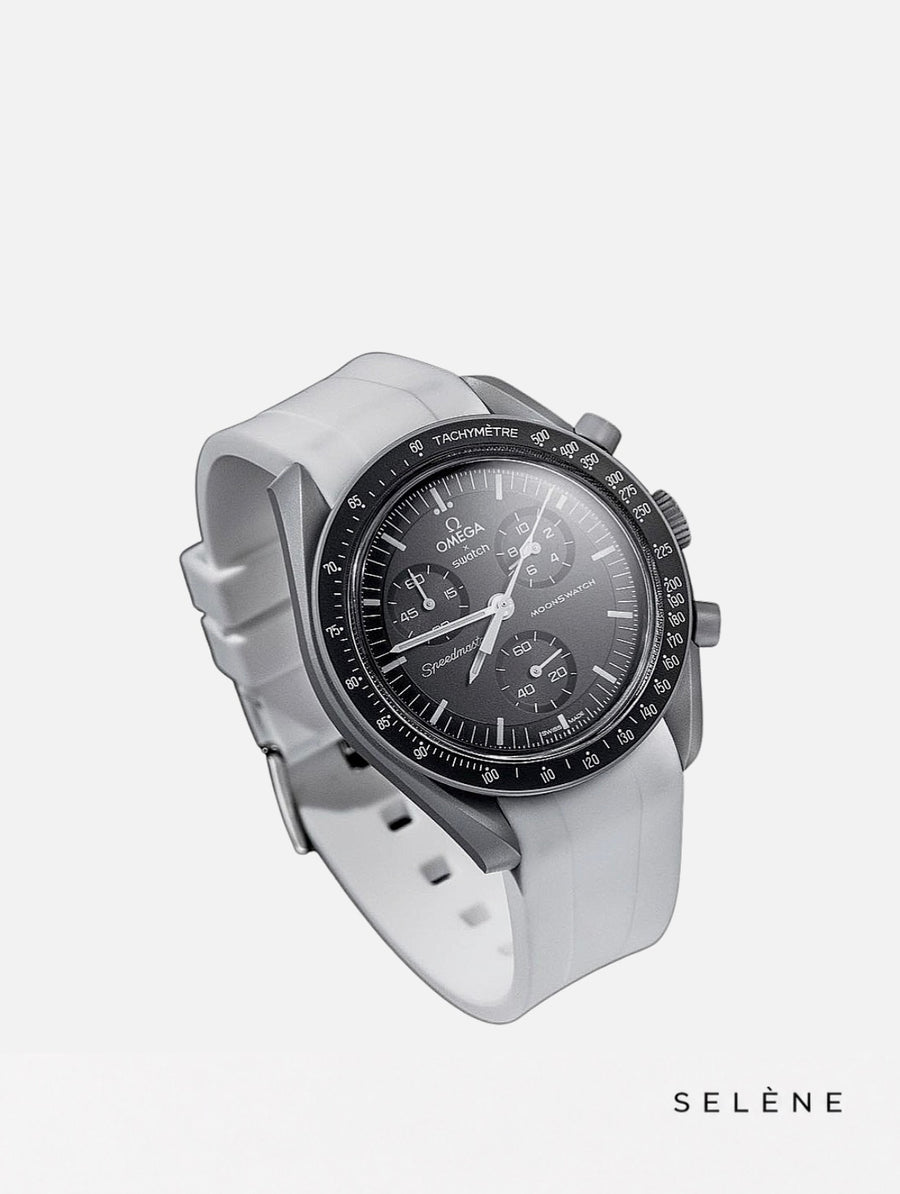 MoonSwatch strap - bracelet blanc 20 mm