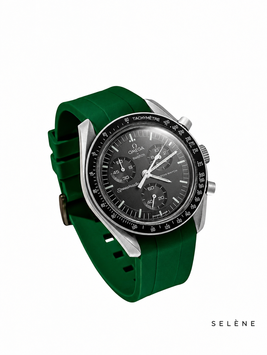 MoonSwatch strap - bracelet vert 20 mm