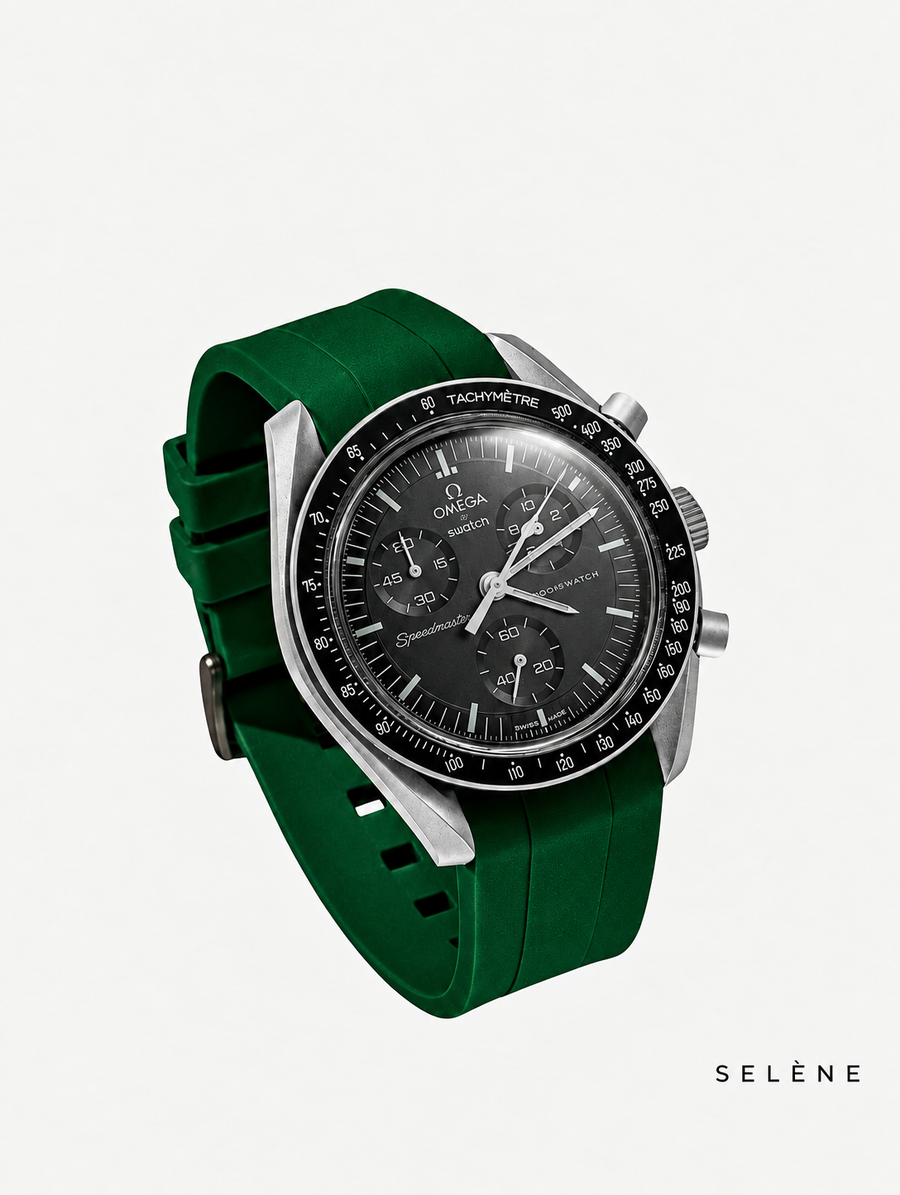MoonSwatch strap - bracelet vert 20 mm
