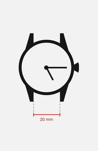 MoonSwatch strap - bracelet noir ligne blanche